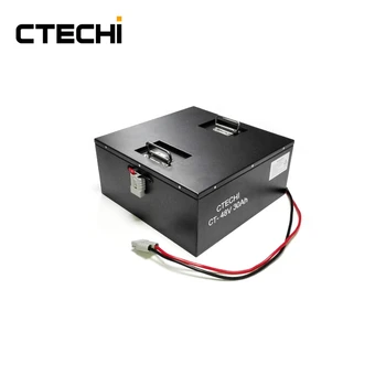 شراءCTECHI 48V 30Ah LiFePO4 الكهربائية رافعة شوكية بطارية ذاتية الشحن