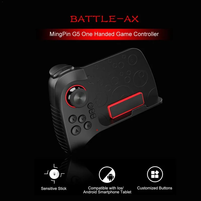  Universal Mobile Phone Bluetooth Pubg Game Controller One-handed Shooter Game Gamepad Joystick For 
