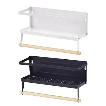 

Refrigerator Spice Rack Single-layer Refrigerator Spice Rack Storage Box Space-saving Refrigerator Cabinet Door Condiment Pack