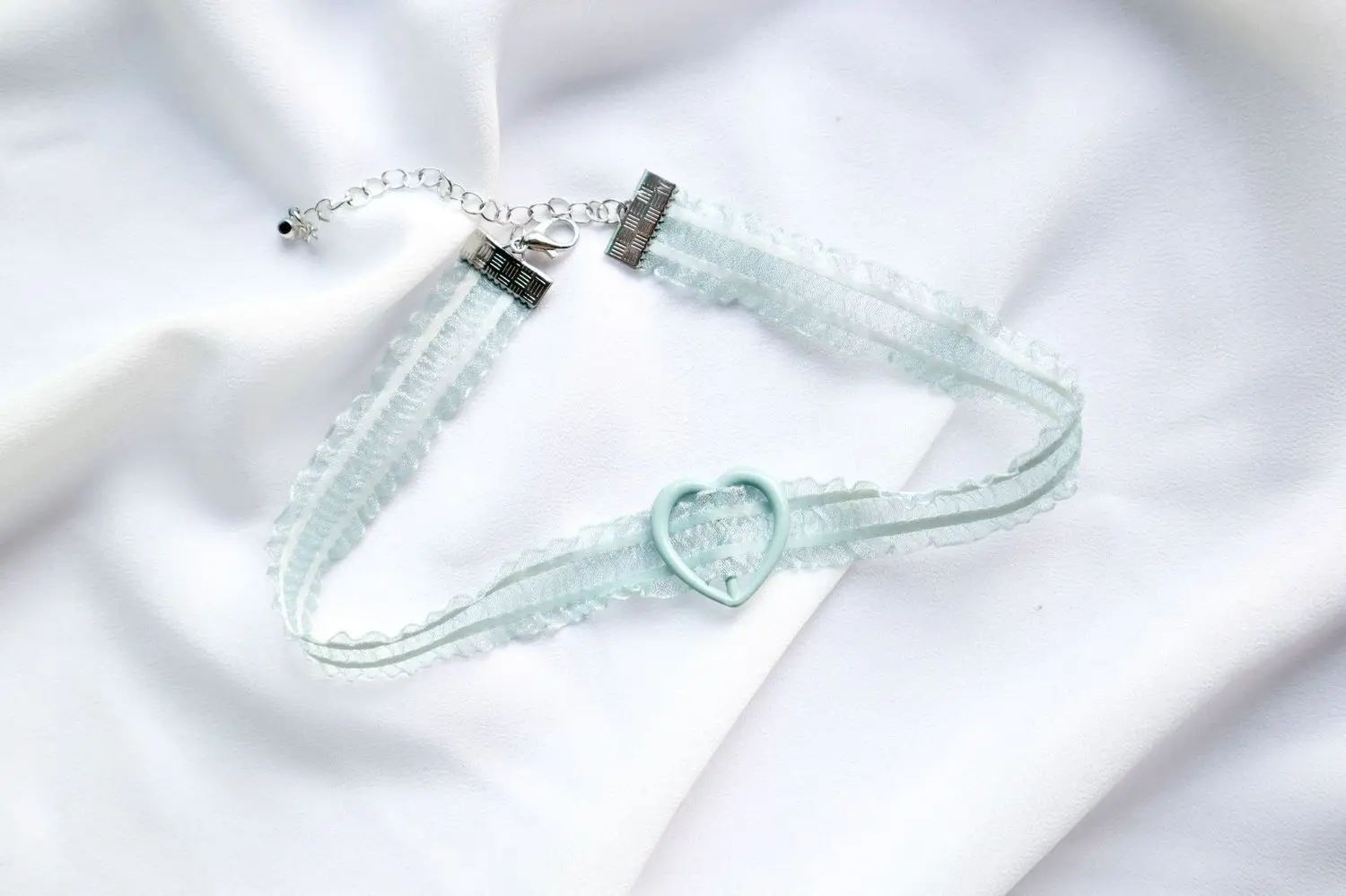 Летнее Новое зеленое кружевное жемчужное ожерелье с кристаллами короткая цепочка на ключицы для женщин модные милые ювелирные изделия