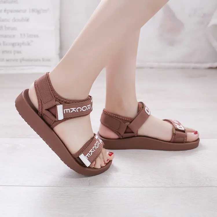 

2019 New Style Korean-style Versatile Students Casual Velcro Sandals Sports Sandals Sale