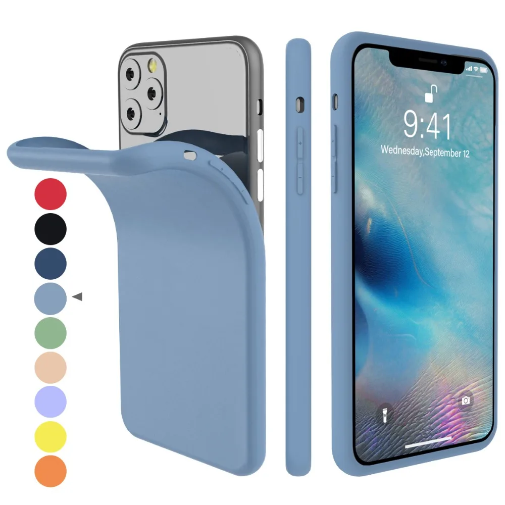 Olhveitra чехол для iPhone 11 Pro 2019 XS Max мягкий силиконовый Жидкий XR X 7 8 6 6S Plus Funda Coque |