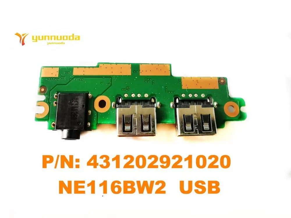 

Оригинальный аудиоразъем для Lenovo ideapad 110, USB-плата PN 431202921020 NE116BW2, испытано, хорошее качество, бесплатная доставка