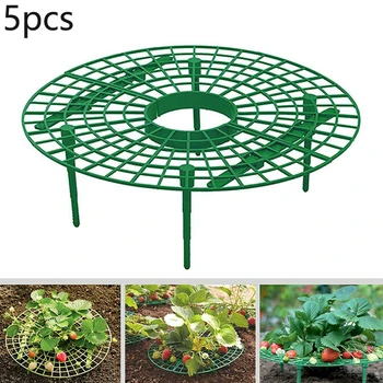 

5Pcs Fruits Plant Support Holder Rack Elevated Stand Strawberry Protection Shelf Garden Strawberry Supports Stand Handy Strawber
