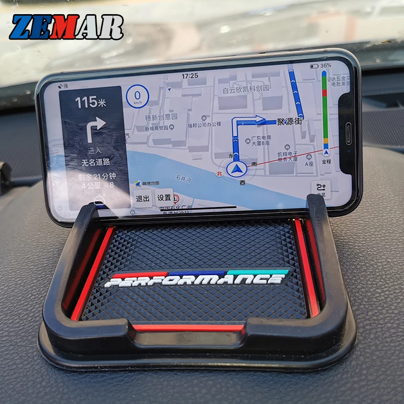 Резиновая нескользящая подставка для телефона BMW G30 G20 E34 E92 E93 F30 F31 E30 F10 F11 E87 E38 F22 F34