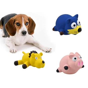 

Pet Dog Chew Toy Latex Screaming Pig Fox Lion Toy Shriek Simulate Cute Interactive Pet Squeak Toy For Dog Cat Sounding Toys &
