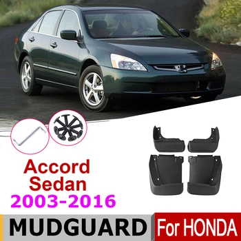 

4PCS Car Mudflap For Honda Accord Sedan CL CN 7th 7 Gen 2016~2003 Fender Mud Guard Splash Flap Mudguard Accessories 2006 2005