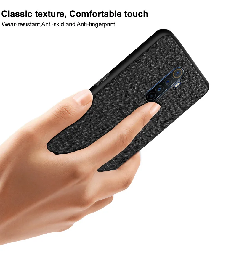 Imak Для Realme X2 Pro из искусственной кожи чехол для OPPO Reno Ace модная классическая текстура износостойкая противоскользящая Многофункциональная Защита