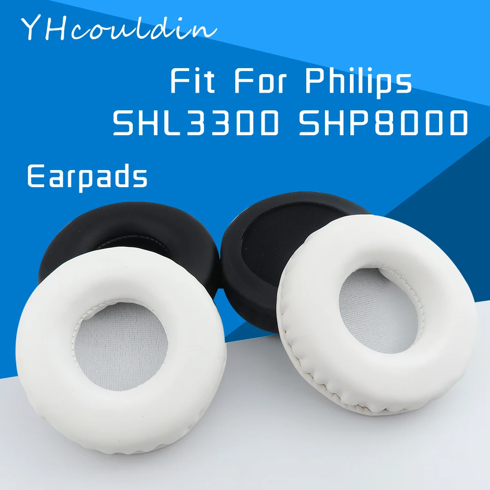

YHcouldin Earpads For Philips SHL3300 SHP8000 Headphone Accessaries Replacement Leather