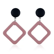 Европейские и американские темпераментные кожаные серьги для женщин с перекрещивающимися краями, кожаные Простые Ювелирные изделия для ушей