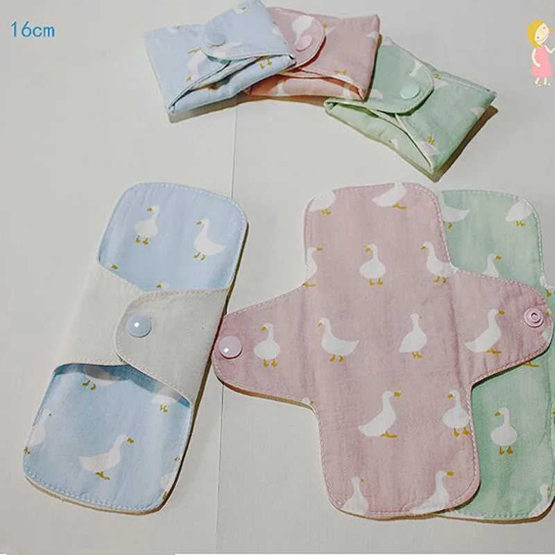 2 Pcs/lot new 160mm Sanitary Pad Soft Reusable Washable Panty Liner Cloth Mama|mama cloth|mama cloth padsmama pads |