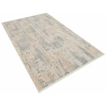 

Apex Luxia 3 'x 10' Polypropylene Beige/Gray Runner Rug