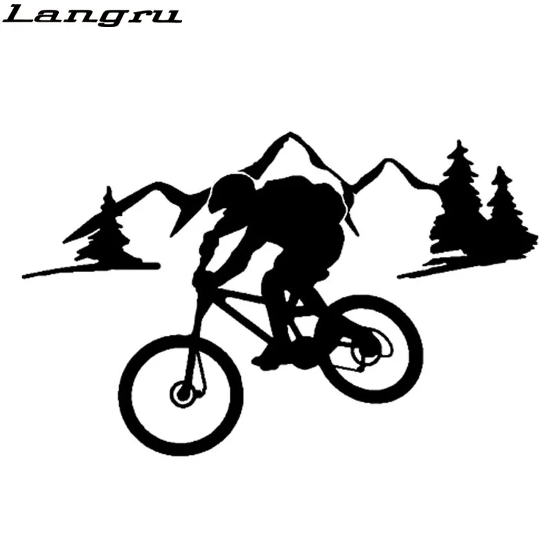 

19.2cm*11.8cm Cozy Riding On A Mountain Path Characteristic Vinyl Decal Car Stickers Jdm