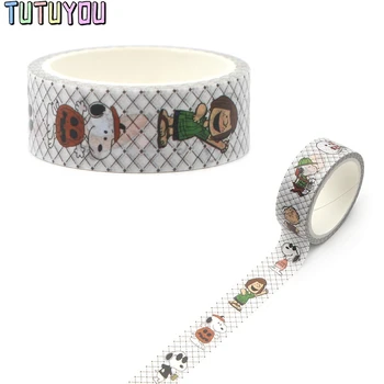 

PC284 Wholesale 20pcs /lot Cute Dog Comic Painting Tape Set Adhesive Tape DIY Decoration Sticker Scrapbooking Diary Masking Tape