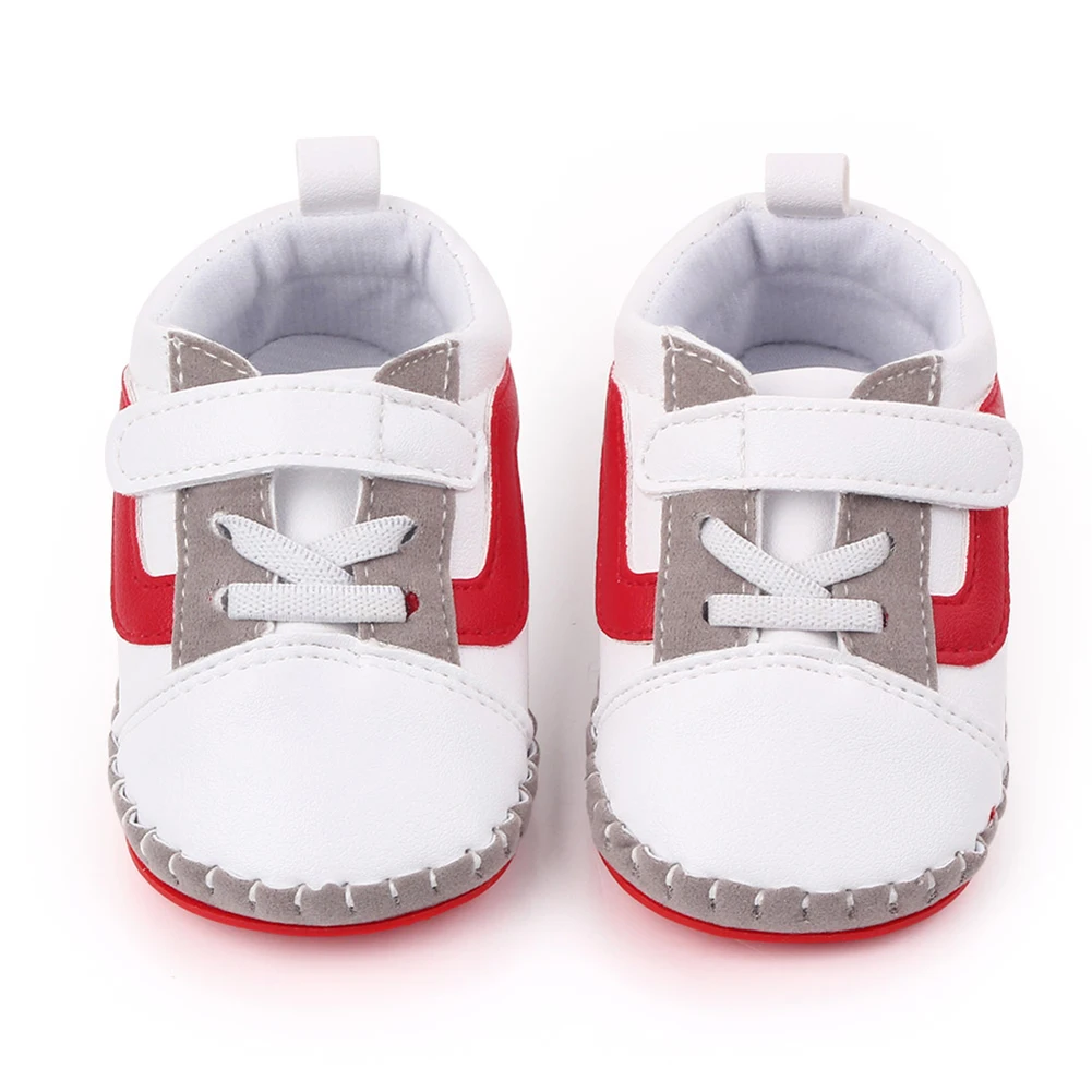 Baby Girl Breathable Patchwork Design Anti-Slip Casual Sneakers Toddler Soft Soled Walking Shoes