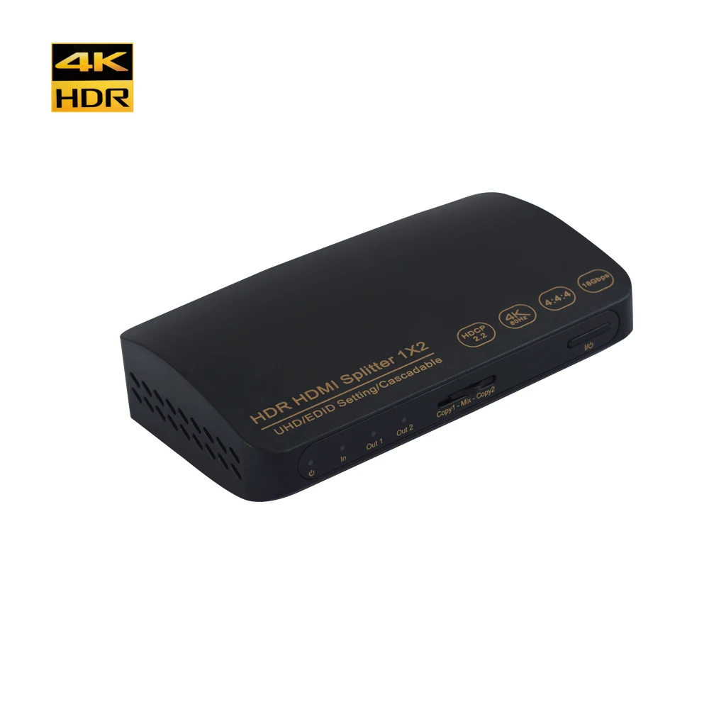 Divisor Hdmi 1x2 Hdcp 2.2 Hdr 4k Saída 4k 60hz Suporte de Cascata Uhd Edid para Ps4 - Imagem 6