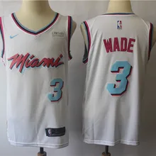 Мужская белая футболка Dwyane Wade