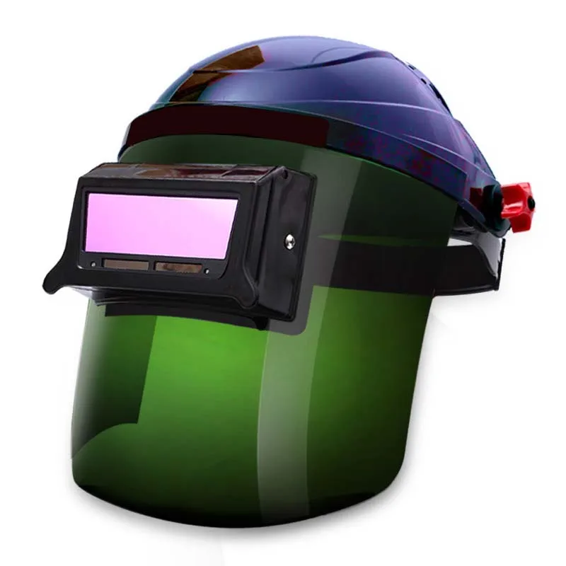 

Fully automatic dimming flip welding full face headset PC mask