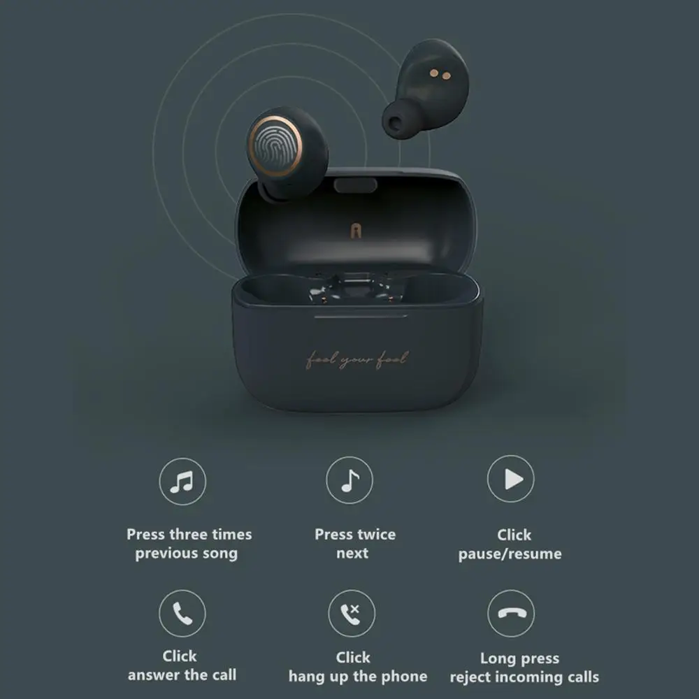 Наушники EDIFIER Heart Joint с именем на заказ беспроводные Bluetooth 5 0 TWS мини наушники IPX5