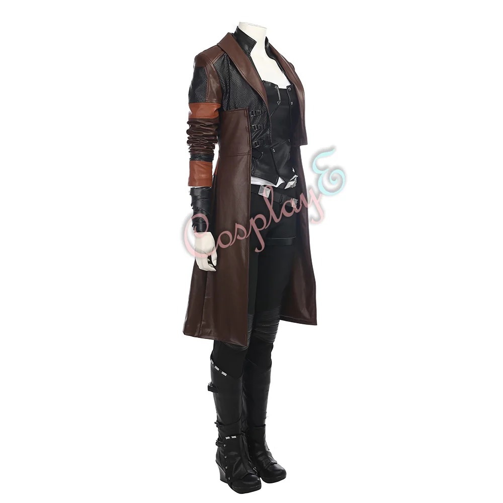 Gamora Costume Guardians of the Galaxy Vol. 2 кожаный полный комплект для косплея