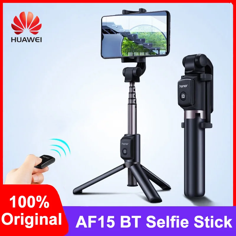 Huawei Af15 Selfie Stick Bluetooth Tripod For Phone Holder Portable Wireless Control Monopod