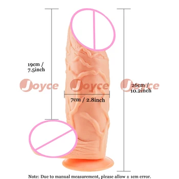 XXL Big Thick Dildo for Men 10 * 3 Inch Huge Fake Penis Giant Monster Cock Dick Large Butt Plug Anal Dong for Male Sex Shop 6