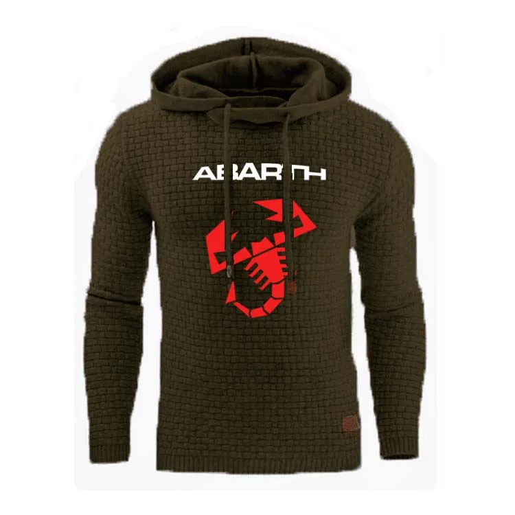 Толстовки для мужчин автомобиль ABARTH логотип печати Толстовка весна осенние мужские толстовки спортивная хип хоп harajuku Повседневная Толстовка спортивный костюм