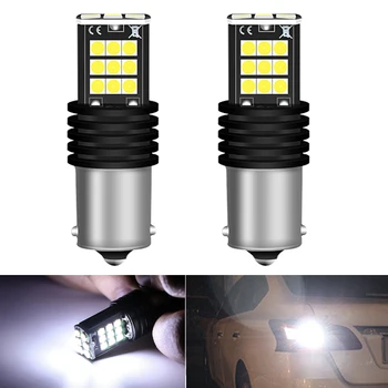 

2x Car Led White 1156 BA15S Tail Lamp Turn Signal Auto Rear Reverse Bulb DRL For BMW VW Mercedes Audi A3 8P A4 6B BMW E60 E90