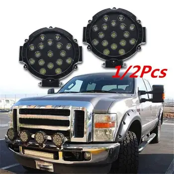 

HIGH POWER 7" 51W LED WORK LIGHT WORKING SPOT/FLOOD DRIVING LIGHT BAR FOR OFF ROAD UTE 12V 24V 4x4 4WD BOAT SUV TRUCK JEEP BOAT