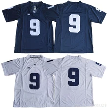 Мужские трикотажные изделия Trace McSorley 9, темно-синие, белые, сшитые, Размер S-3XL