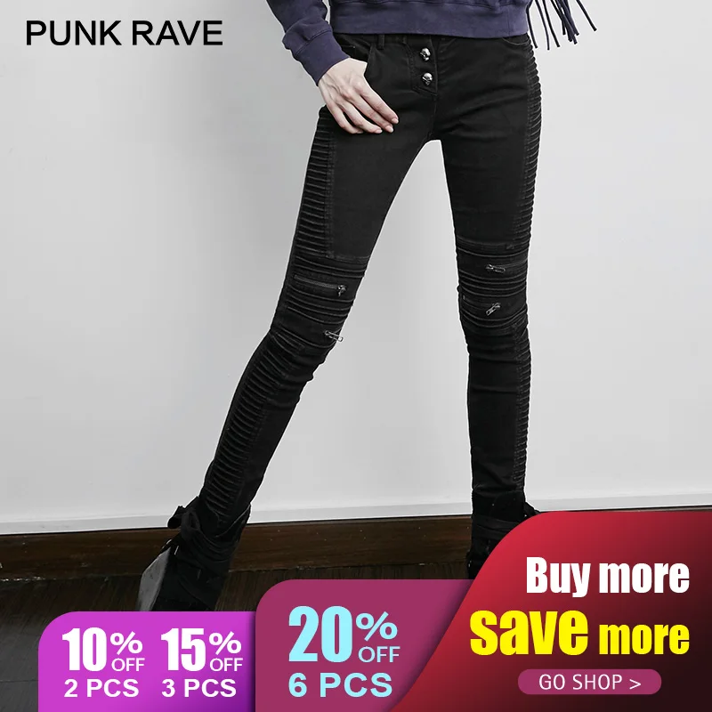 PUNK RAVE Steampunk Vintage Skinny 