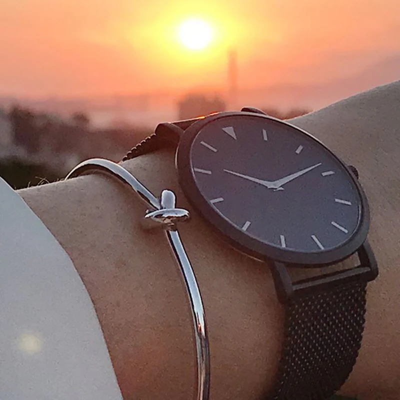 Branded Watch Stainless Steel Material Top Grain Leather Strap Waterproof Fashion Wristwatch Male Japanese Quartz Movement