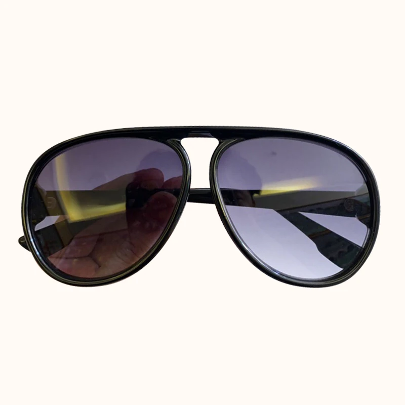 No.1 Sunglasses Модные солнцезащитные очки женские/мужские винтажные Ретро Пилот солнцезащитные очки Роскошные брендовые дизайнерские темные очки - Цвет линз: No.1 Sunglasses