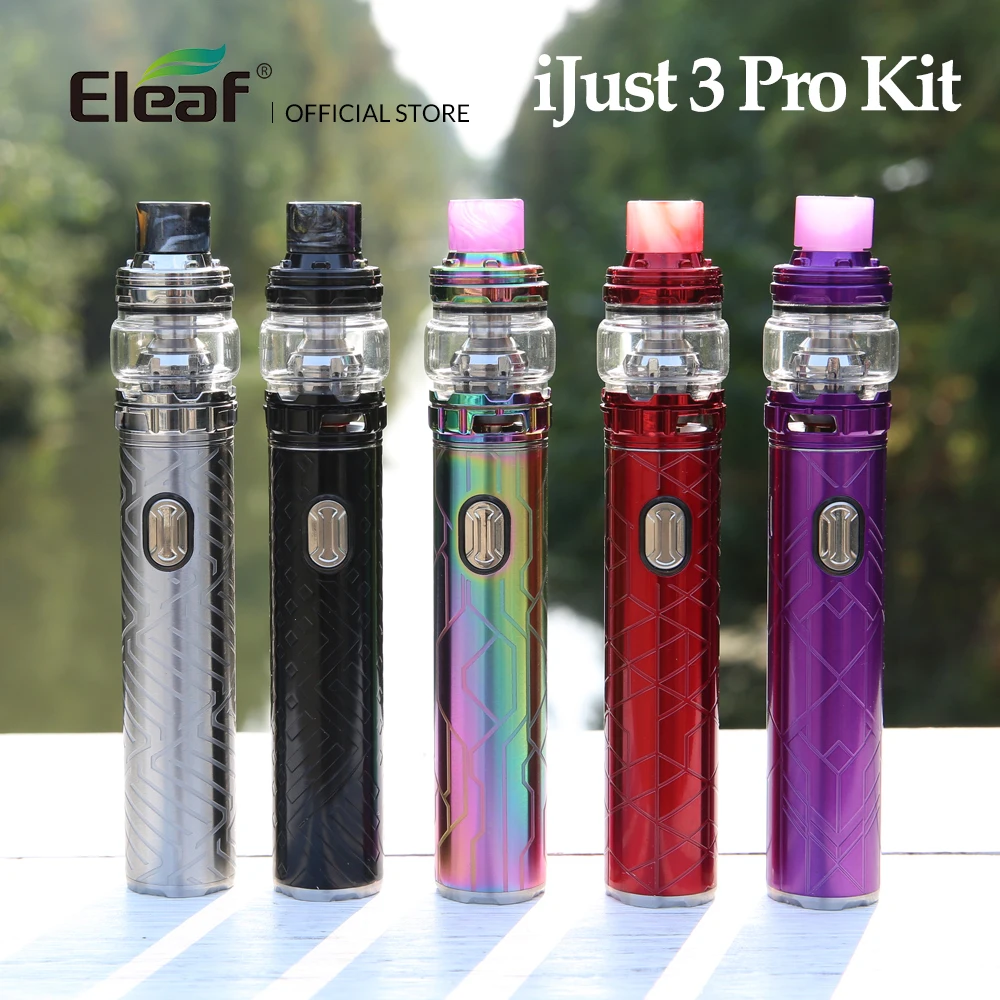 США/Франция склад в исходном Eleaf iJust 3 комплекта с Элло Дуро со встроенным 3000 мАч аккумуляторной батареи 6,5 мл Tank электронная сигарета