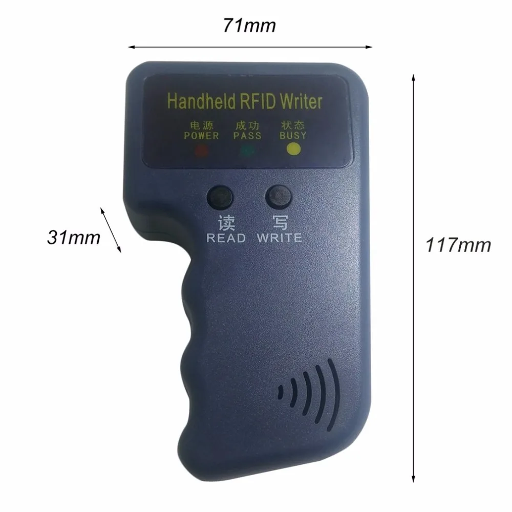 Дубликатор ключ Ручной 125 кГц RFID IC ID карта копир писатель Дубликатор Программист считыватель матч записываемый EM4305 ID Брелоки метки