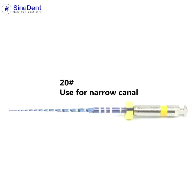 Dental Rotary Files 04 Taper Flexible Files Blue 25mm Assorted Heat Activation Files Endo Files for 4