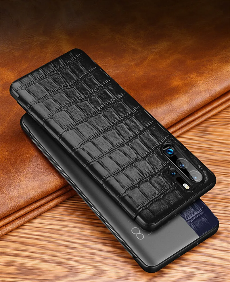 Чехол для Coque P30 P30Pro с умным окошком для просмотра пары, простой модный кожаный флип-чехол для huawei P30Pro, чехол для карты, защита от каркаса