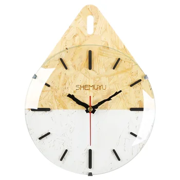

Nordic Mute Wall Clock Kid Designer Water Droplets Clock Decor Deco Duvar Saati Living Room Decoration Silent Home Design WKP573