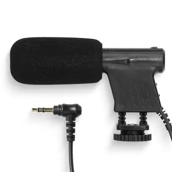 

Condenser Video Recording Vlog Microphone 3.5mm Plug Studio Microphone For Camera Computer For Nikon Canon DSLR Camera r30