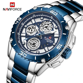 

NAVIFORCE Luxury Mens Watches Military Sport Multifunction Quartz Wristwatch Men Fashion Wild Waterproof Clock Relogio Masculino