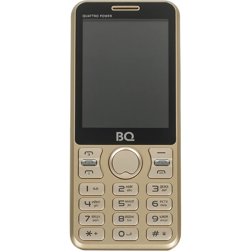 Мобильный телефон BQ Quattro Power 2812 32Mb золотистый 4Sim 2.4" TN 240x320 0.03Mpix