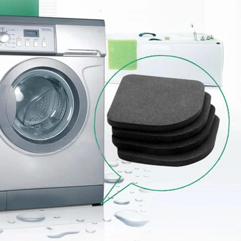 

High Quality Washing machine shock pads Non-slip mats Refrigerator Anti-vibration pad 4pcs/set Quality