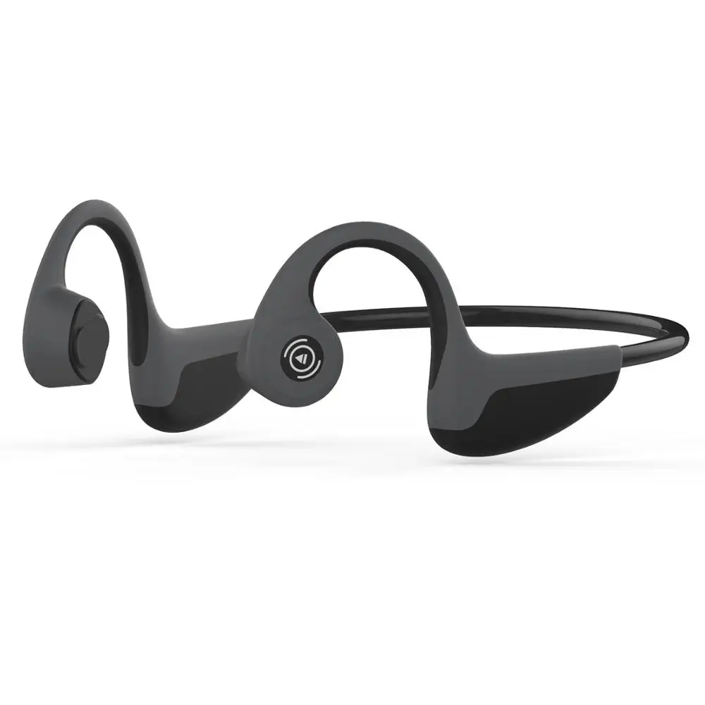 Черный Bluetooth гарнитура Z8 с костной проводимостью, беспроводная Спортивная Bluetooth 5,0, стерео гарнитура с костной проводимостью, аккумулятор 200 мАч, 7 дней в режиме ожидания - Цвет: Черный