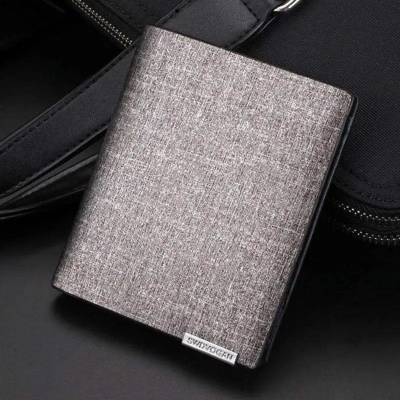 AliExpress, новинка, мужской короткий кошелек,, Sands, Pu, многофункциональный, ультра-тонкий кошелек, фурнитура, зажим, кошелек, модный для мужчин
