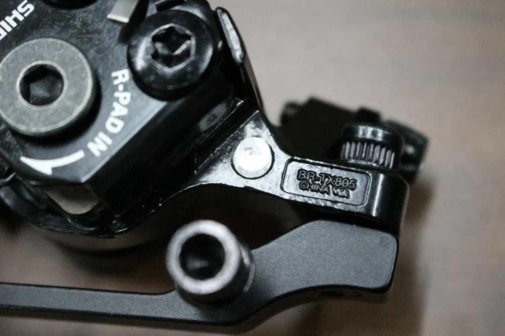 Shimano Tourney TX805 дисковый тормозной суппорт с резиновыми накладками передний или задний Обновление от M375 BR-M375