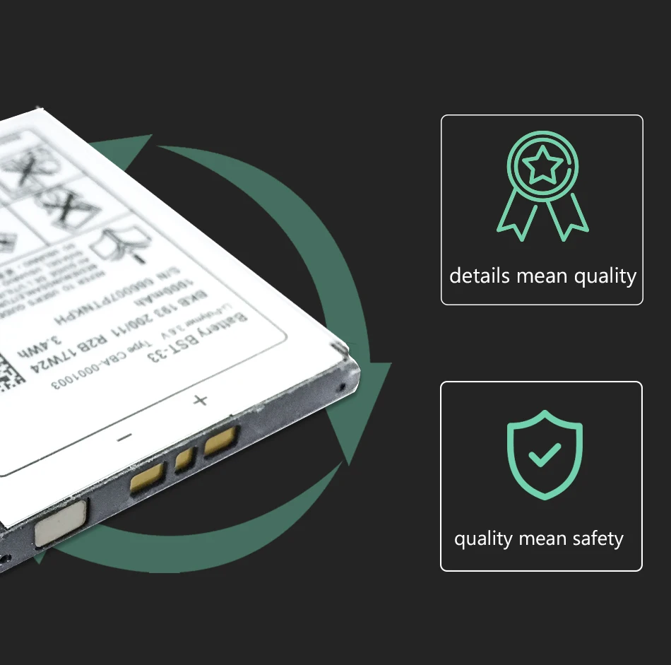 BST-33 литий-ионный аккумулятор для мобильного телефона, Батарея для sony Ericsson W205 W300 W300i W302 W395 W595 W595a W610 W610i W660 W705 W705u 1000 мА-ч