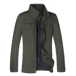 URBANFIND британский стиль мужские осенние модные куртки пальто плюс размер M-4XL стоячий воротник мужские длинные пальто повседневная