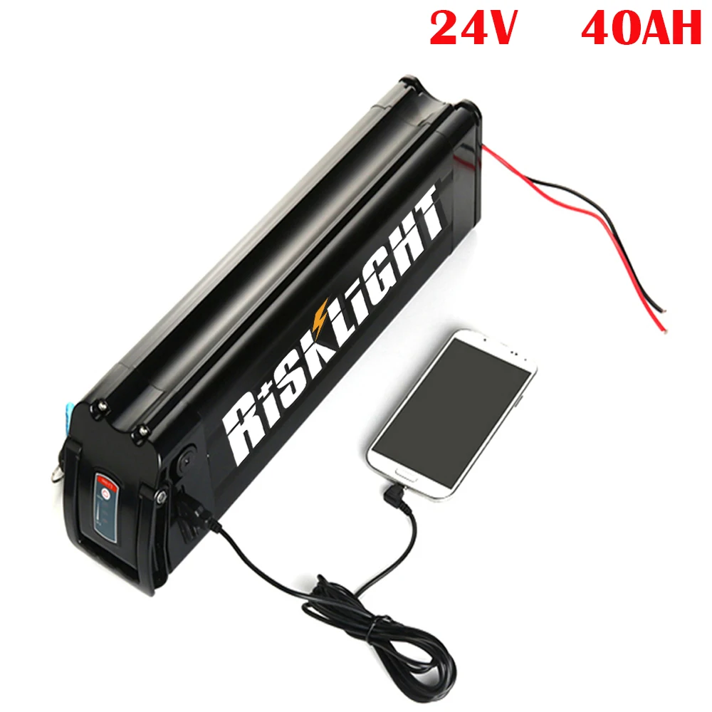 Electric Mountain Bikes 24V 40Ah 18650 Battery 350W with 5A Faster Charger BMS 5V USB Charging Port | Спорт и развлечения