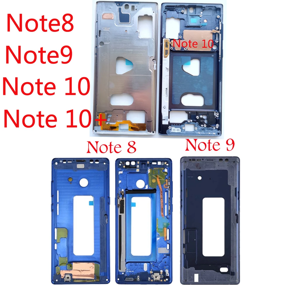 LCD Display Middle Frame Midframe Bezel Chassis Housing Cover For Samsung Galaxy Note 8 9 10 Plus | Мобильные телефоны и