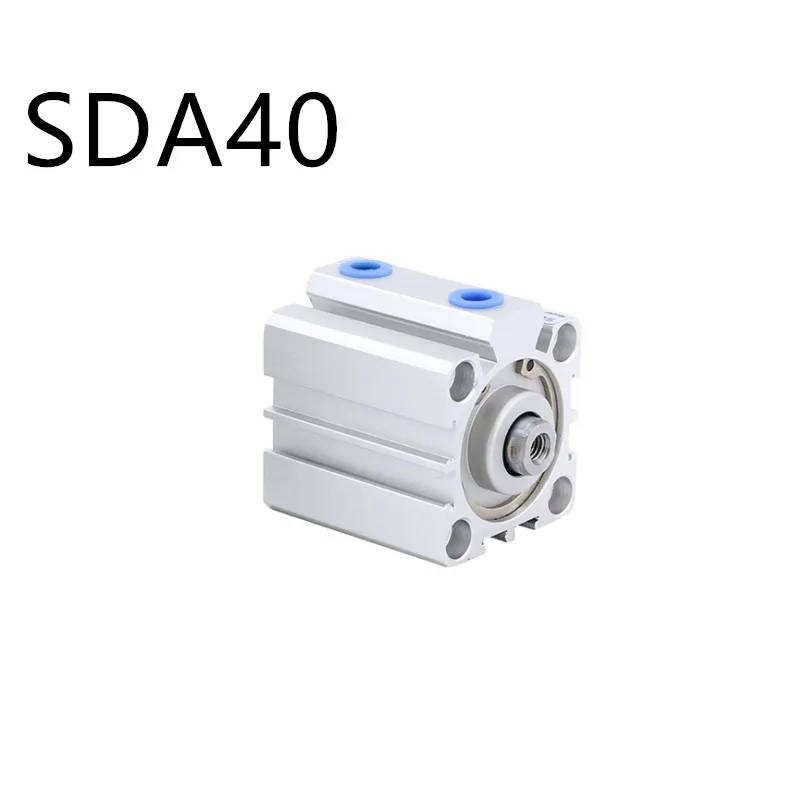 Free shipping Thin cylinder SDA40 series 5mm to 100mm stroke aluminum ...